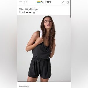 Vuori villa utility romper